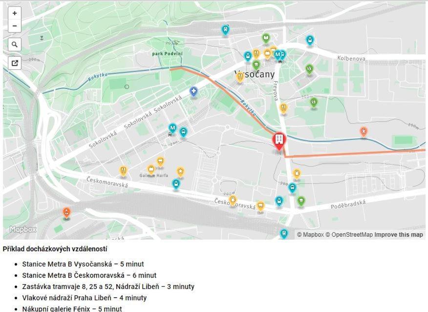 Apartment 153 - Rezidence Eliska - Prague 9 מראה חיצוני תמונה